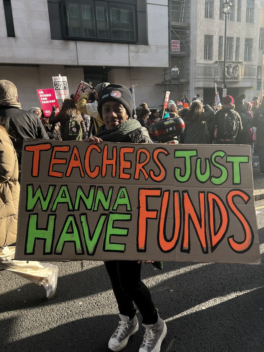 Teachers just wanna have funds #SaveOurSchools