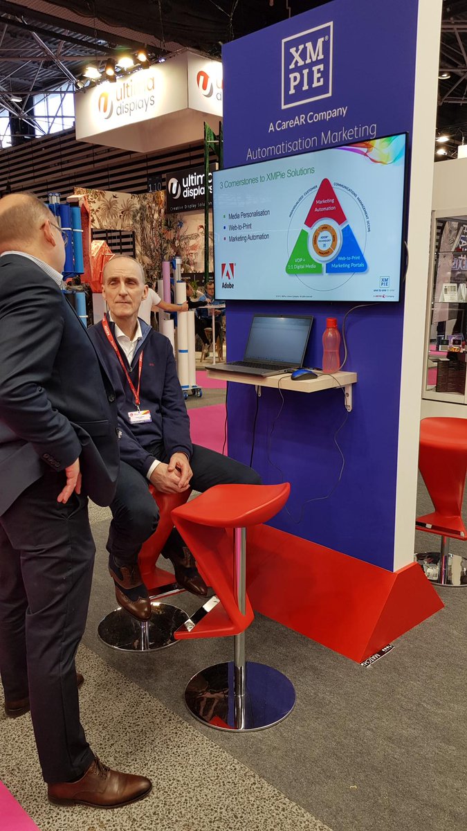 XMPie's tweet image. This week we're delighted to be with #Xerox at @Salon_CPrint in France talking #PrintPersonalization #VisualCommunication #MarketingAutomation!