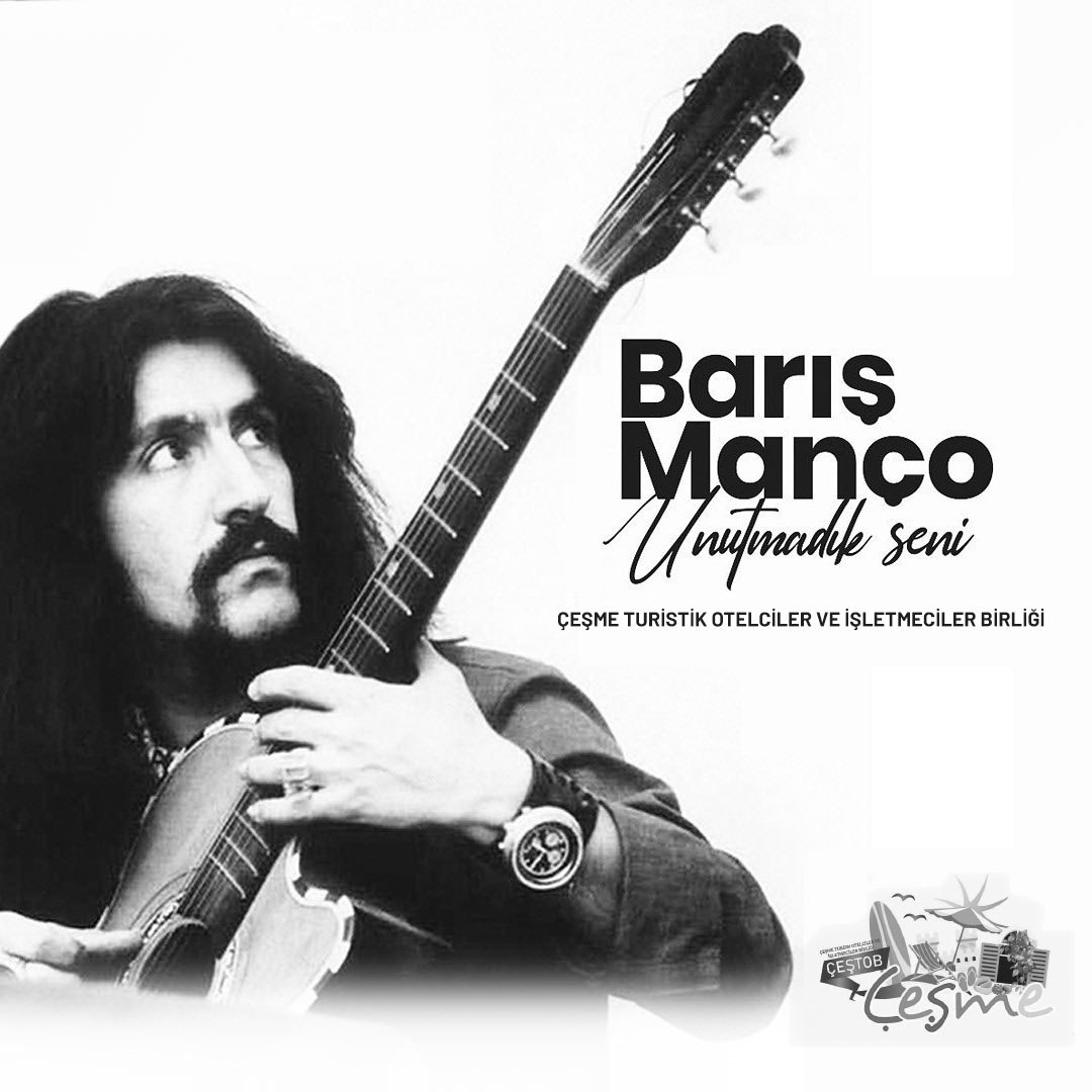 7’den 70’e herkesin gönlünde taht kuran, ülkemizin tanıtımında büyük katkıları olmuş usta sanatçı #BarışManço'yu aramızdan ayrılışının 24’üncü yıl dönümünde rahmetle anıyoruz. #cestob #cesme #izmir