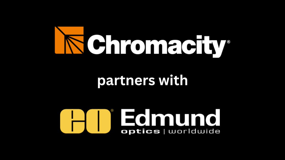 Chromacity (@chromacityltd) on Twitter photo We're delighted to annouce our strategic partnership with <a href="/EdmundOptics/">Edmund Optics</a> - putting our ultrafast femtosecond pulsed fiber lasers into the EO global distribution network.
chromacitylasers.com/chromacity-ent…
<a href="/PhotonicsWest/">SPIE Photonics West</a> #lasers #photonics #PhotonicsWest #PhotonicsWest2023 We're delighted to annouce our strategic partnership with <a href="/EdmundOptics/">Edmund Optics</a> - putting our ultrafast femtosecond pulsed fiber lasers into the EO global distribution network.
chromacitylasers.com/chromacity-ent…
<a href="/PhotonicsWest/">SPIE Photonics West</a> #lasers #photonics #PhotonicsWest #PhotonicsWest2023