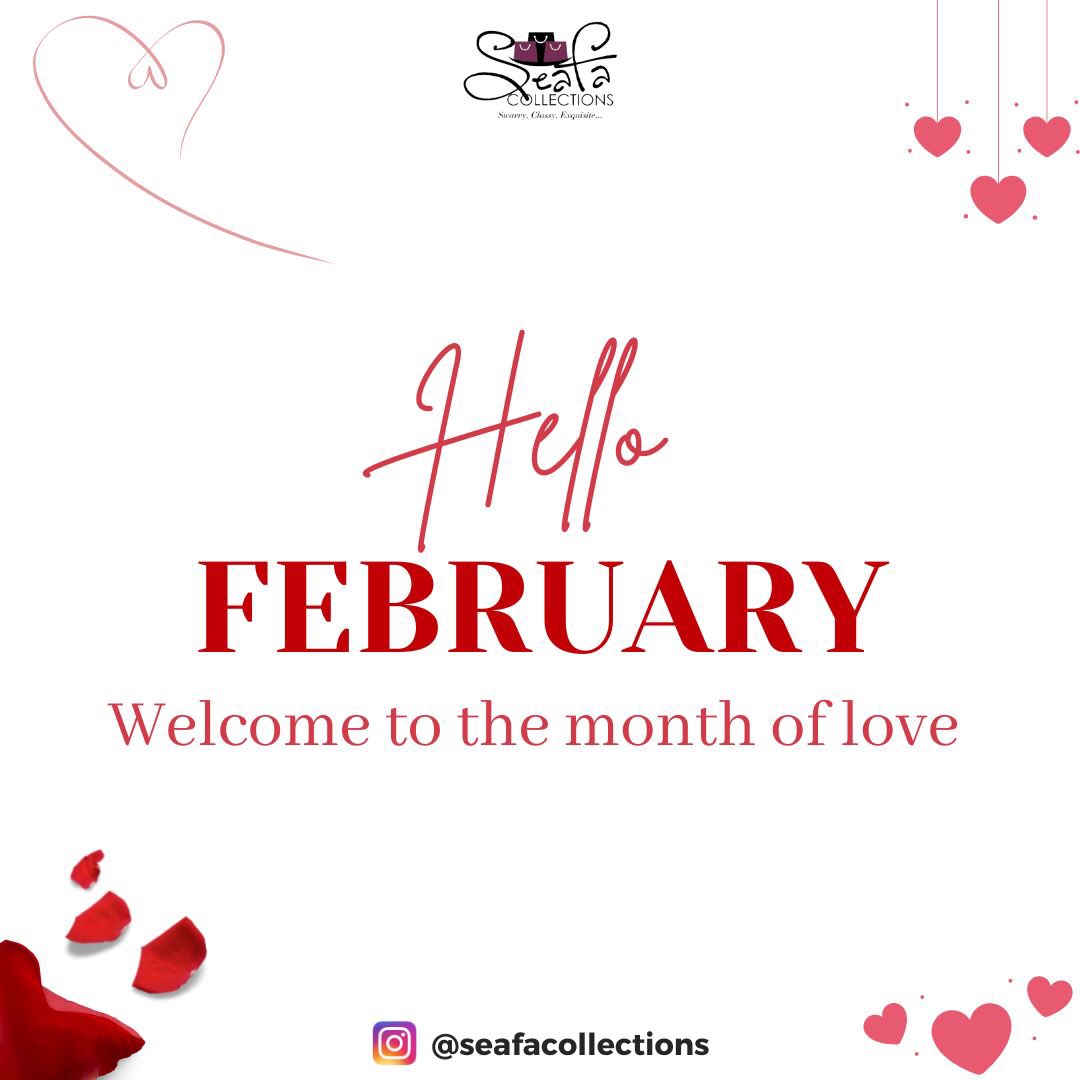 FaithIdebuemi's tweet photo. Happy New Month Family๐ฅณ๐ฅณ๐ฅณ๐ฅณ
We pray you enjoy all the love and blessings this month brings!
We love you!
P.S: it is 13 days until Valentineโs Day, what are you getting for your loved ones???
#SeaFaCollections #February #monthoflove #valentine https://t.co/Hgj7eq0O9K
