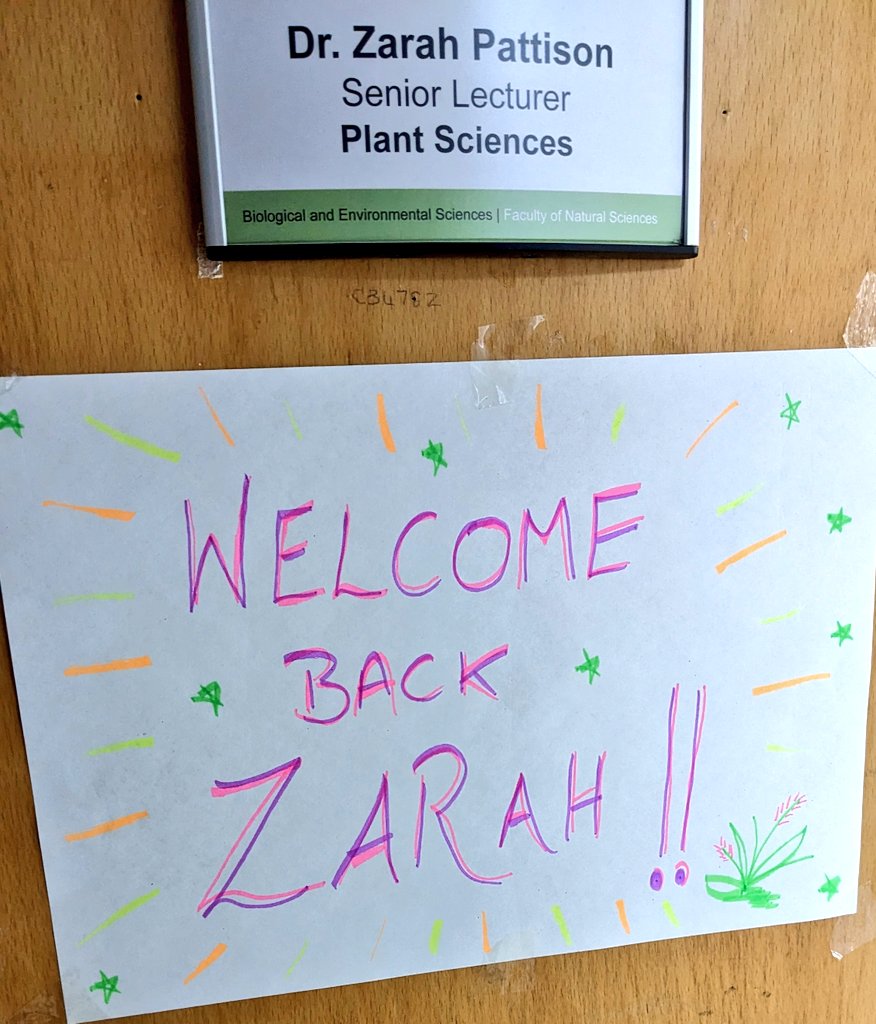 ZarahPattison's tweet photo. Thanks @StirlingScience! 1st day of new job! @StirUni https://t.co/mIBB21jqL8