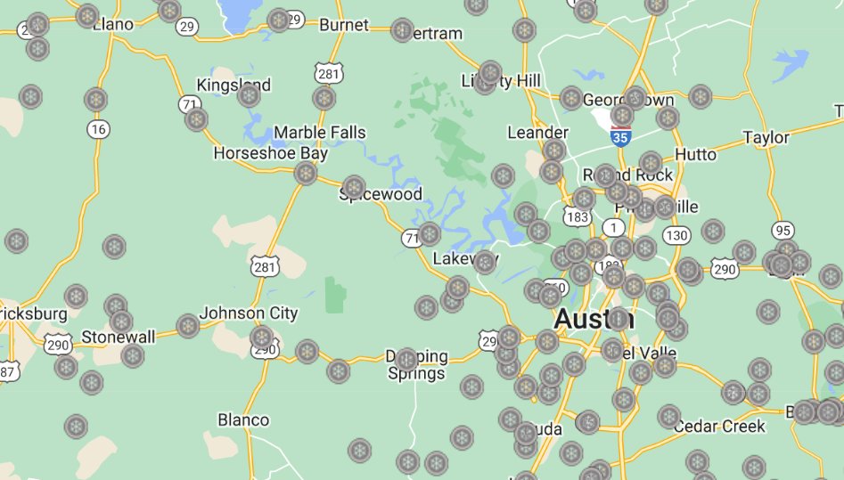 TxDOTAustin's tweet photo. Please stay off the roads this morning. Icy conditions exist in our area as you can see from the 5:20 a.m. look at https://t.co/Yw36BLEk5P  Crews continue de-icing efforts around the clock to keep roadways open for essential workers and emergency responders. #ATXtraffic https://t.co/3ECSoXzkcc