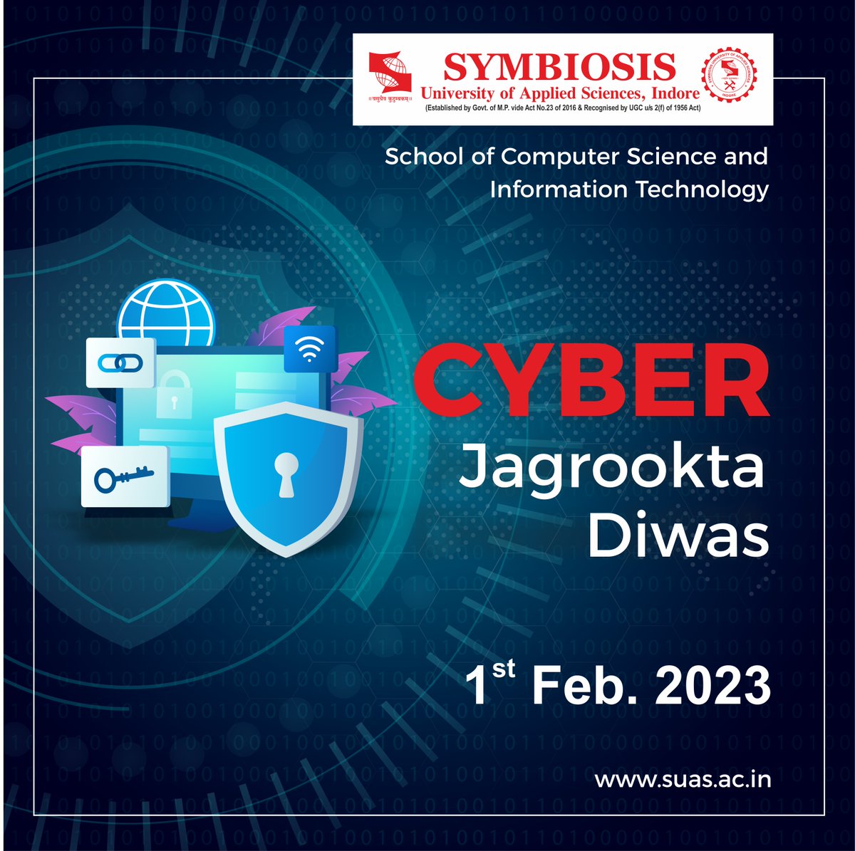 The internet’s a big place. Stay safe out there.
#cyberjagrookta #cyberjagrooktadiwas #Symbiosis #symbiosisindore