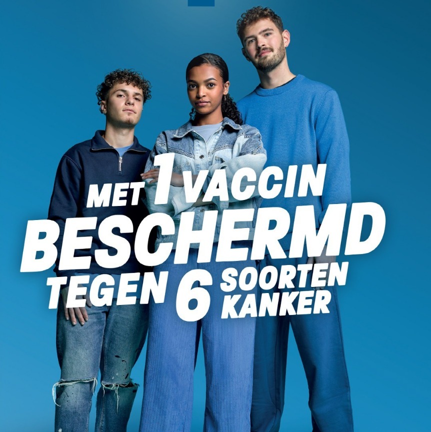 Vandaag starten we met het geven van de HPV-prik aan jongeren geboren tussen 1996-2003. Een HPV-infectie is erg besmettelijk en kan bijv. penis- of baarmoederhalskanker veroorzaken. Je kunt het virus krijgen door zeer nauw contact met iemand die besmet is. bit.ly/3JvF5Cv