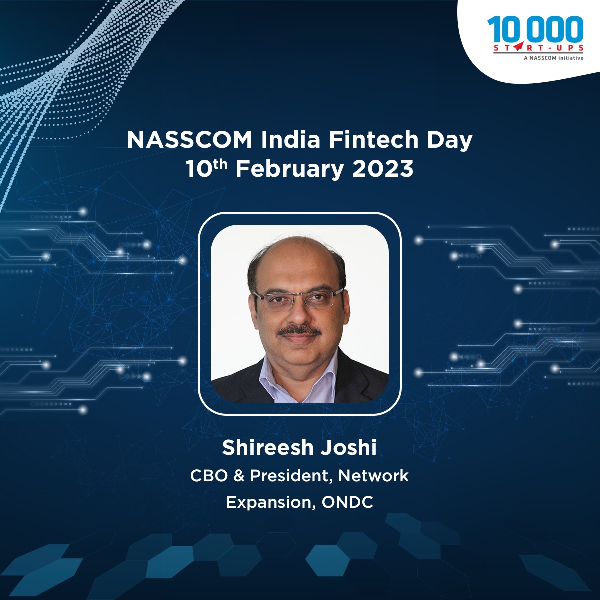 #NASSCOM India #FintechDay 2023 is hosting a session on Interoperability and Innovation – Platforms of the Future with Shireesh Joshi. 

Join us at the #NASSCOM India #FinTechDay on 10th Feb 2023 at Taj MG Road. 

Register here: bit.ly/3QHkAEp