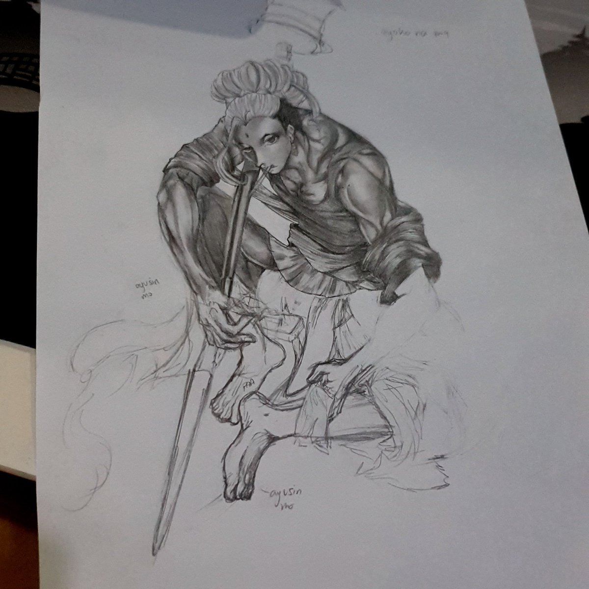 butter_almamon's tweet photo. Ah yes Buddha from #RecordofRagnarok2 
#WIP #art #ArtistOnTwitter https://t.co/c3yNGVsIkA