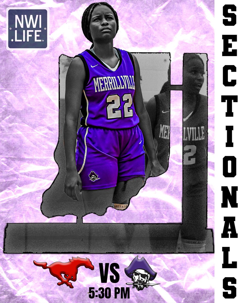Munster and Merrillville start their run for a sectional title! The Mustangs will battle the Pirates today at Lake Central High School. Check back later for updates and photos! 🏀

<a href="/MunsterGirlsBB/">Munster Girls Basketball🏀</a> <a href="/MunsterHS/">Munster High School</a> <a href="/Munster_Sports/">MHS Athletics</a> | <a href="/MerrillvilleMHS/">Merrillville High School</a> <a href="/MVillePirates/">Pirate Athletics</a>