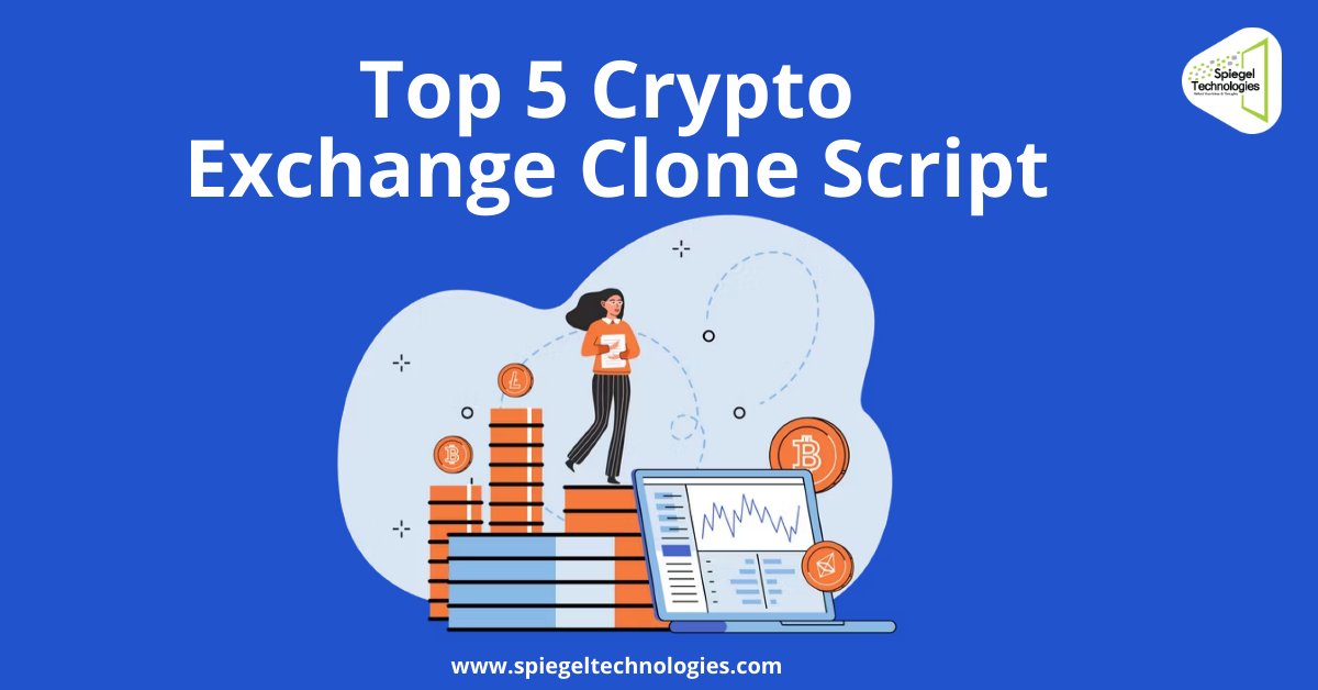 SpiegelTechies's tweet image. Discover the top 5 Crypto Exchange Clone Scripts with the latest features, user-friendly interface, and unbeatable security. Choose the best one for your business needs.
To get more informtion visit the website-  lnkd.in/g3U_2qHK
 #CryptoExchangeClone #CloneScripts