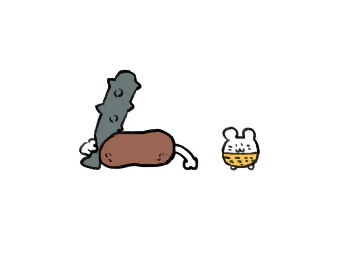 これはトラ柄ハムです2月のお便り 