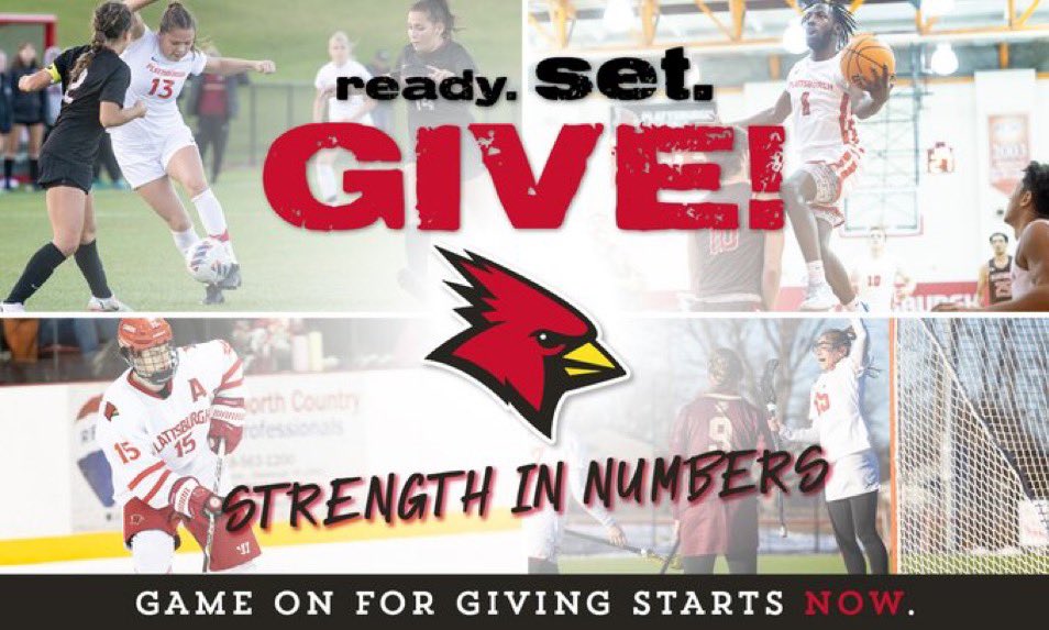 PlattsAthletics's tweet photo. Cardinal athletic teams need your help as they face off against each other for donor support in hopes of securing a piece of $5,000 in prize money. Learn more &amp; bring your favorite Cardinal teams closer to victory with a gift on or before Feb. 14: https://t.co/Rzu68AxMis https://t.co/0bblfcSZ56