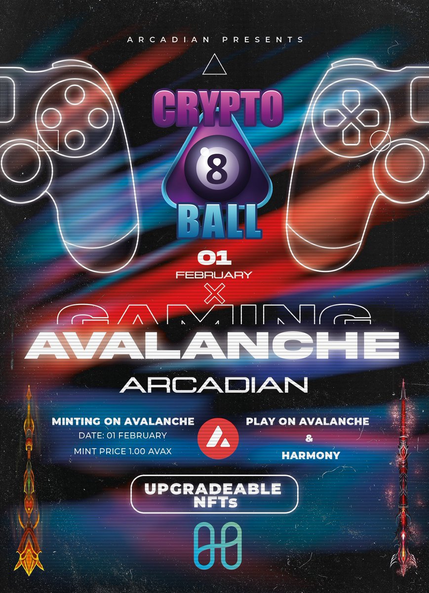 ***GIVEAWAY TIME***

Our NFT launch is today!

I will give away 5 free mint credits to 5 lucky winners for our upcoming game, #Crypto8ball 

TO ENTER simply..
R/T This post
Tag some mates
Join our discord server 
Follow <a href="/Arcadian8Ball/">Crypto 8Ball</a>

Winners announced in discord 👀

#Arcadian