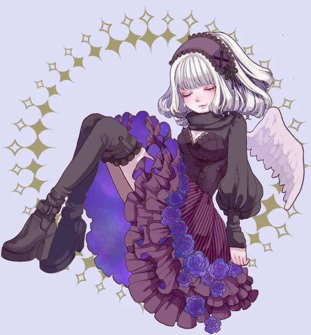 お絵描きしました〜(OvO)#お絵描き #イラスト #創作  #私の個性はきっと誰かにささる 