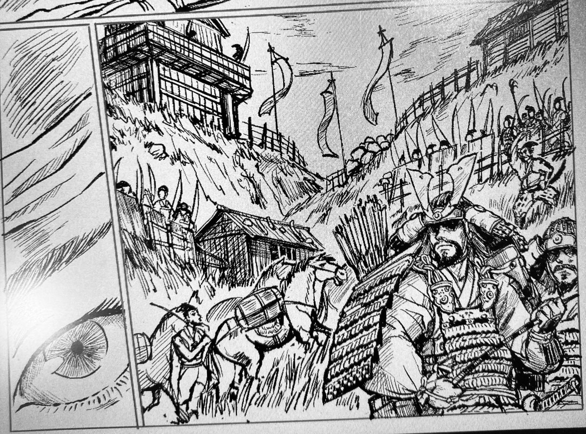 『漫画で読む日本の歴史 南北朝の動乱』みたいな絵面。

そんな仕事来たことないけど🫣

ま、自分なりに不真面目に南北朝やらせてもらいますわw

#兵死すべし 