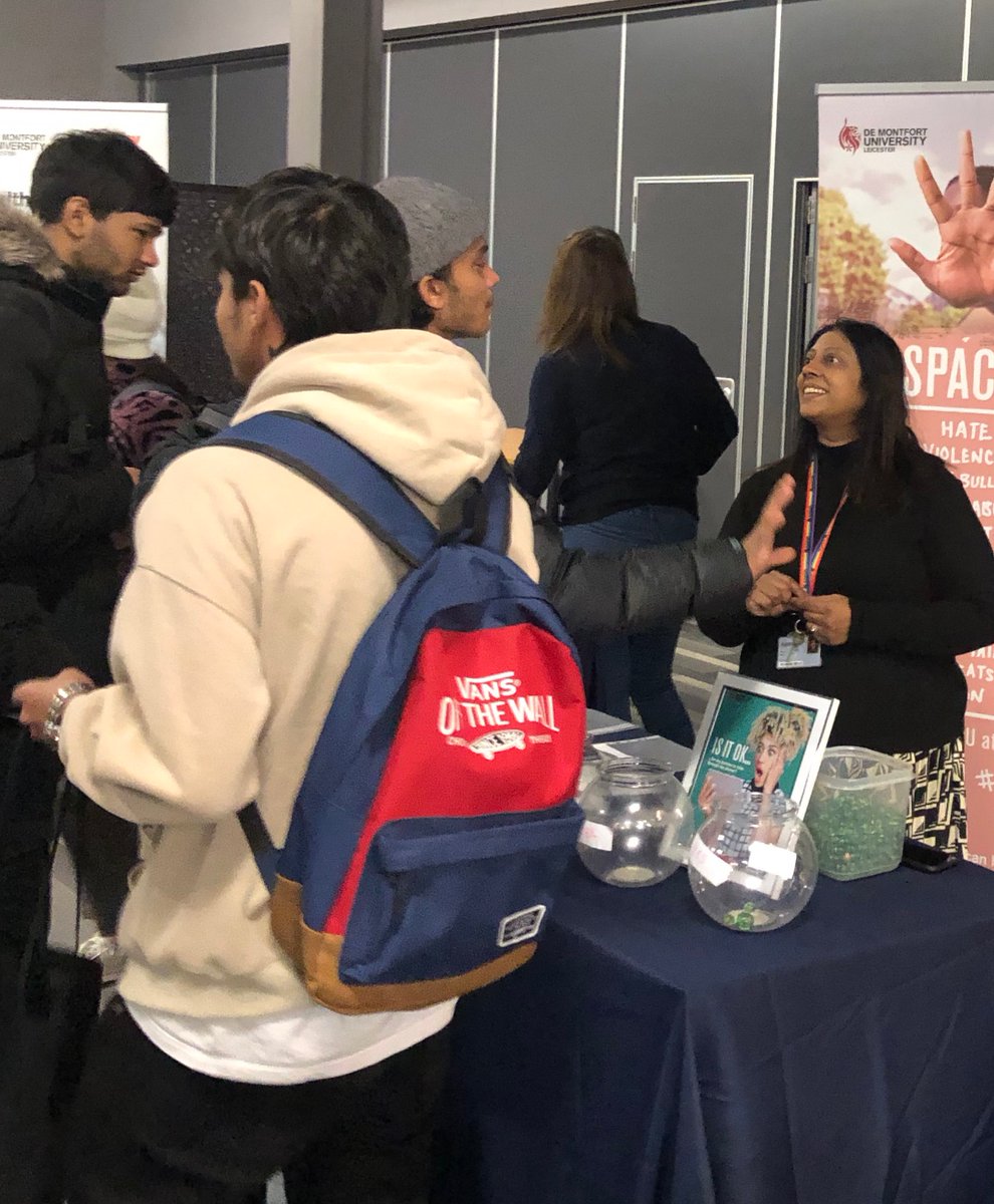 Our Mandala team are chatting to students about consent at the DMU Welcome on campus event today ❤️ come down and meet the team and pick up some freebies