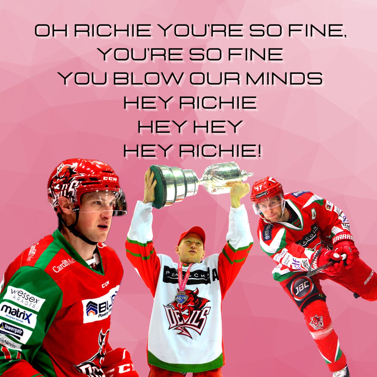 Block13Devils's tweet photo. 🎶Oh Richie your so fine🎶 

#ohcaptain #MR17 https://t.co/3OMSAToqdG