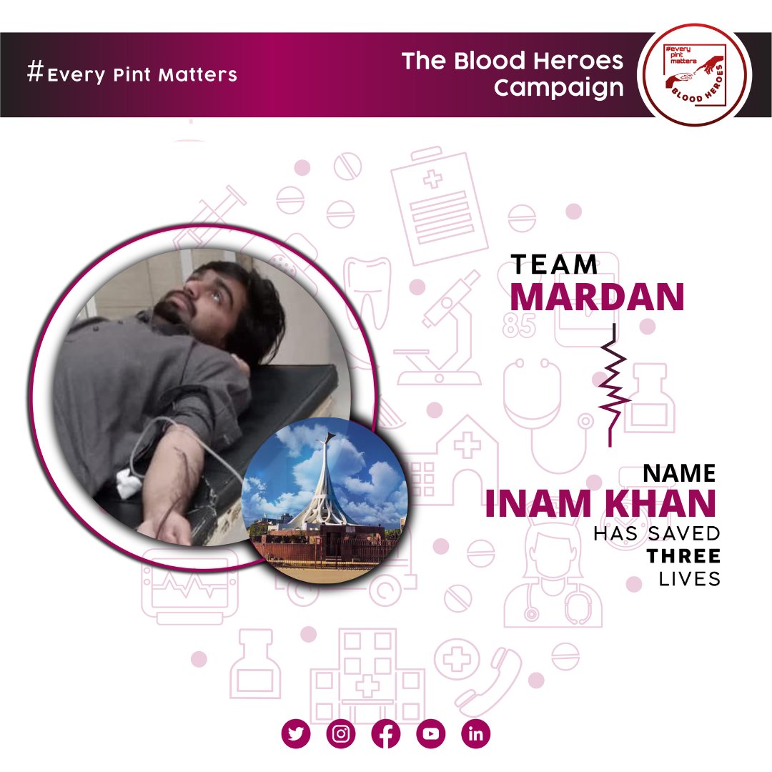 MardanTbh's tweet photo. The blood is red gold in the time of saving a life.
A single pint can save three lives, a single gesture can create a million smiles.

#thebloodheroescampaign 
#everypintmatters 
#DonateBloodSaveLives
#tbh_mardan https://t.co/5MqLik1YwP