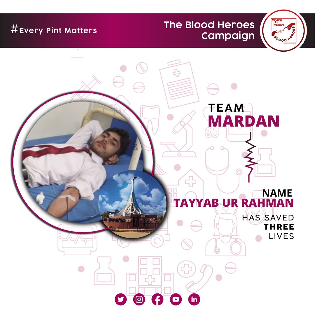 MardanTbh's tweet photo. The blood is red gold in the time of saving a life.
A single pint can save three lives, a single gesture can create a million smiles.

#thebloodheroescampaign 
#everypintmatters 
#DonateBloodSaveLives
#tbh_mardan https://t.co/5MqLik1YwP