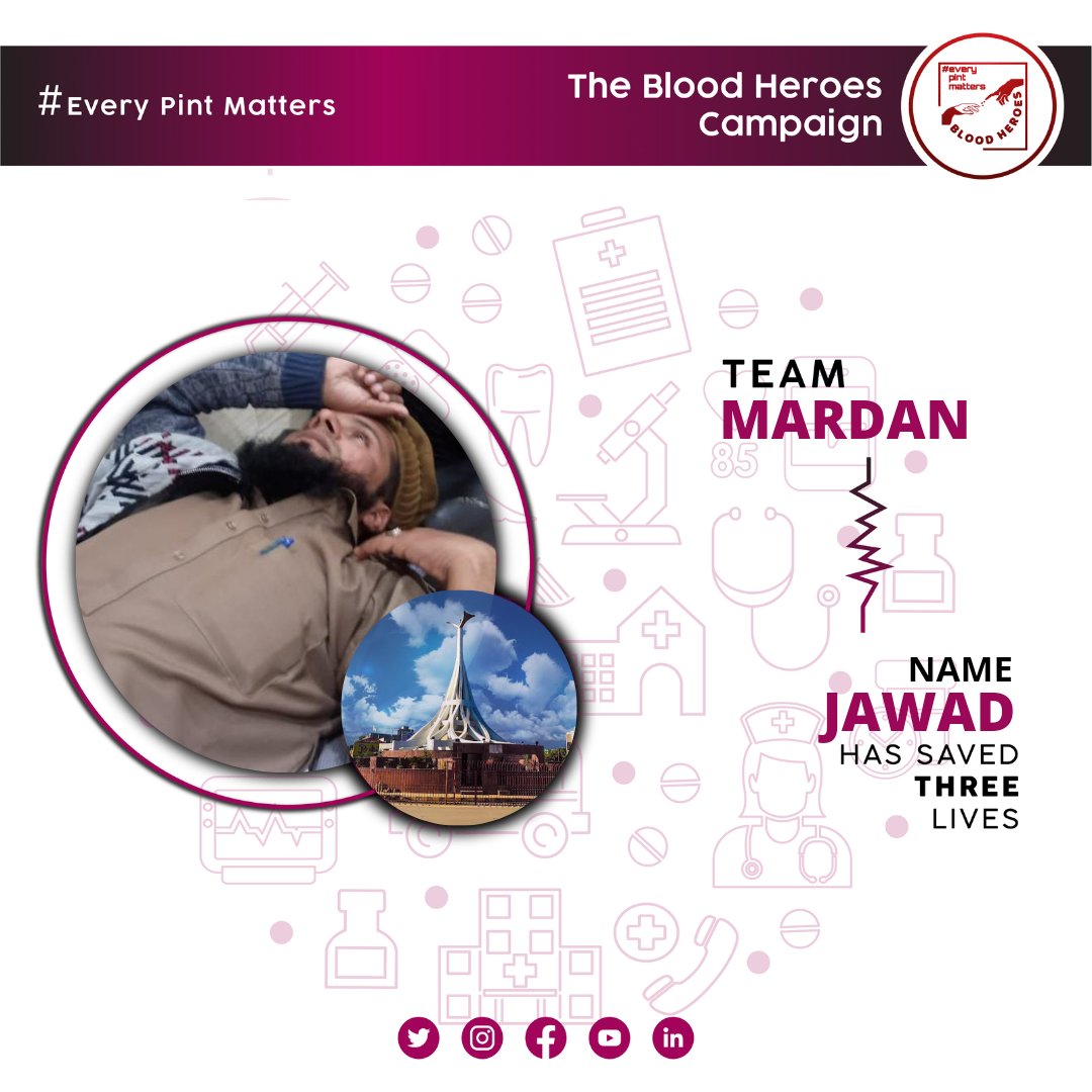 MardanTbh's tweet photo. The blood is red gold in the time of saving a life.
A single pint can save three lives, a single gesture can create a million smiles.

#thebloodheroescampaign 
#everypintmatters 
#DonateBloodSaveLives
#tbh_mardan https://t.co/5MqLik1YwP