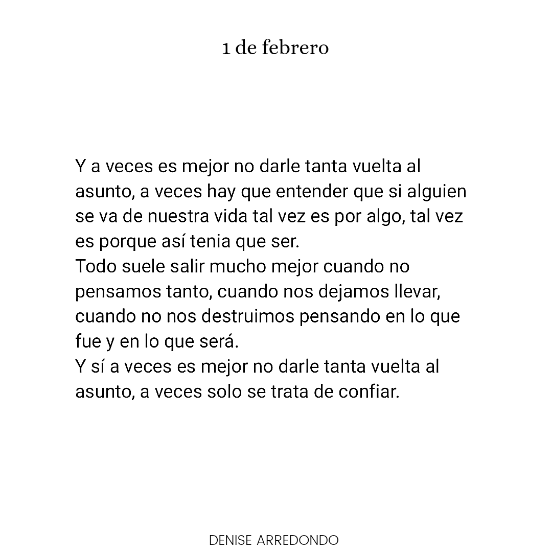 1 de febrero 💜