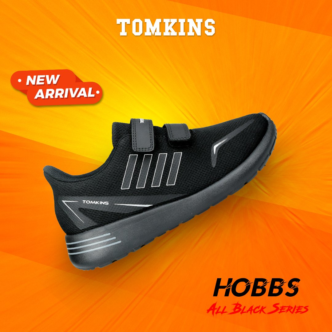 HOBBS VC Black size 33-40

Sneakers velcro dengan detail 'pinched heel'  untuk memudahkan menarik sepatu pada saat pemakaian.

#tomkins #sneakers