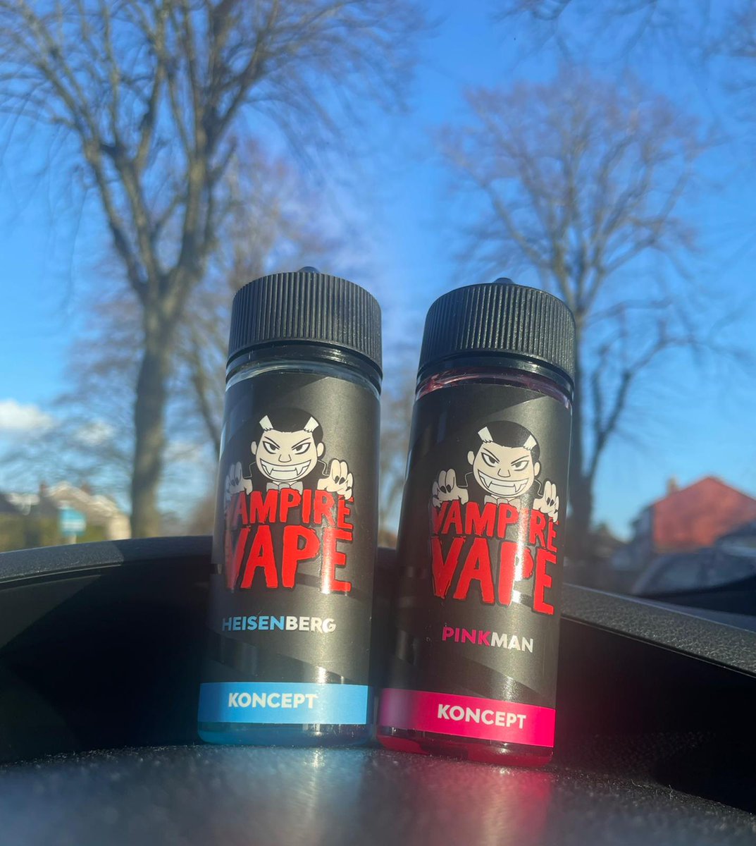 The end of the what felt like quite a dreary month!

Onto bigger and better, speaking of bigger...  Heisenberg  KONCEPT shortfill by Vampire Vape is now available in 100mls 
click link to shop ⬇️
tmbnotes.co/heisenberg-kon…

#heisenberg #vapeshortfill #vampirevape #vaping #eliquid