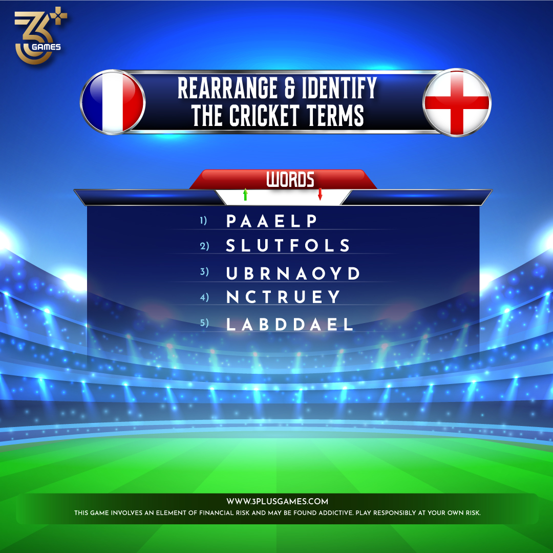 3plusGames's tweet photo. Let's Have Some Fun...
Find the hidden cricket terms and comment your answers down👇

#puzzle #cricketers #CricketTerms #fun #CommentsFirst #3plusgames https://t.co/9avLhVck2x