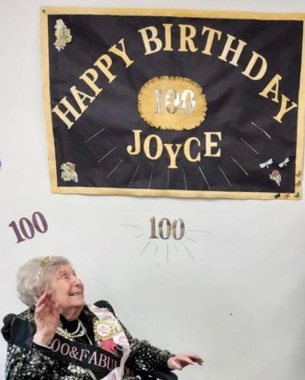 Age UK Kent Rivers (@ageukkentrivers) on Twitter photo Yesterday we celebrated a very special occasion - Joyβs one hundredth birthday! β¨1οΈβ£0οΈβ£0οΈβ£β¨
The Mackenney Centre celebrated Joyβs special day with a big party, with lots of music and singing πΆand beautiful cake made by our team member, Amy π.
Read more: bit.ly/joy-turns-100 Yesterday we celebrated a very special occasion - Joyβs one hundredth birthday! β¨1οΈβ£0οΈβ£0οΈβ£β¨
The Mackenney Centre celebrated Joyβs special day with a big party, with lots of music and singing πΆand beautiful cake made by our team member, Amy π.
Read more: bit.ly/joy-turns-100