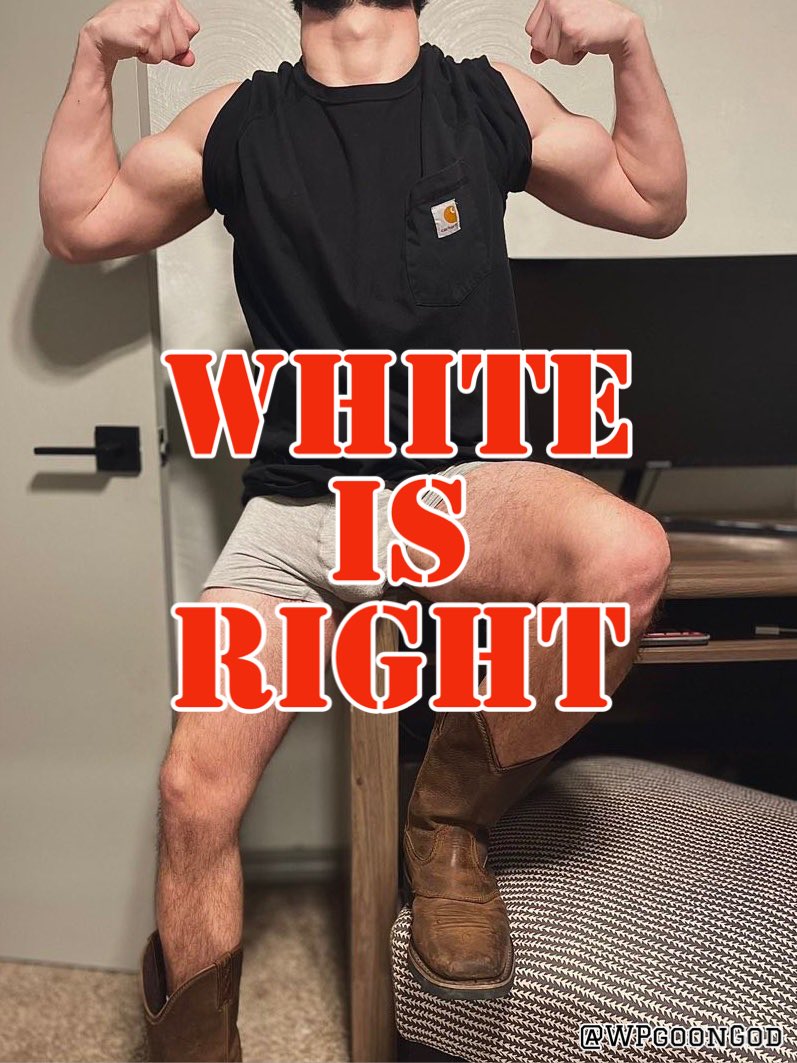 TheRedPillGod's tweet photo. White is right. #WhitePower #WhitePride #WhiteGods #ToxicMasculinity https://t.co/hVL2XCK76G