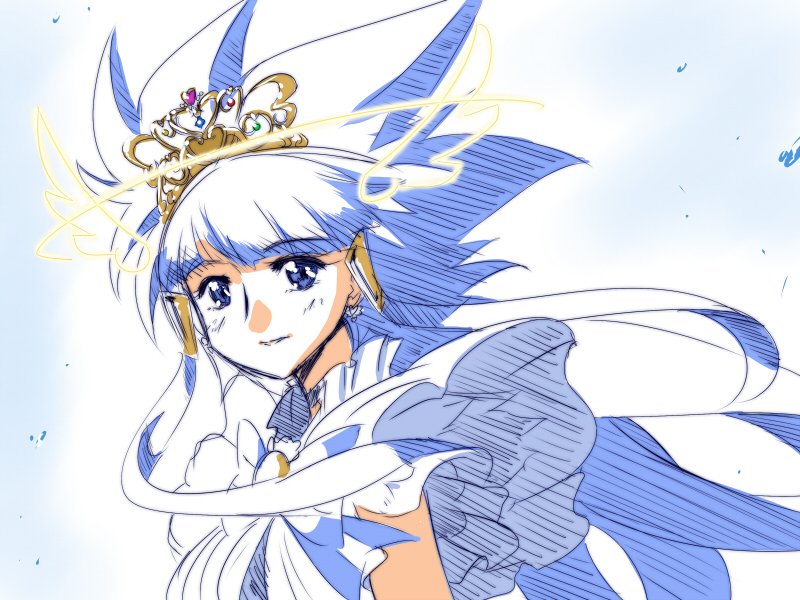青木れいか ,キュアビューティ ,キュアサニー ,日野あかね 「懐かしついでに当時描いてたの拾ってきためっちゃ描いてたなーこの頃 」|けーしょー@ミリ絵充填期間中のイラスト