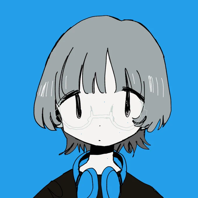 lately icon blue commissions works  (still working the other blue!) pls wait! … the last pic is self portrait 