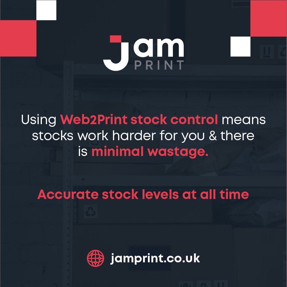 Using Web2Print means that stock control can be monitored in real-time, resulting in far less wastage as materials are only used as and when they’re needed. Learn more about how Web2Print can help your stock control: bit.ly/3PunED3  #web2print #stockcontrol #webprinting