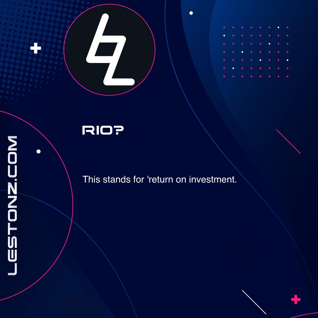 LestonzTECH's tweet image. RIO?

This stands for &apos;return on investment.&apos;

#makingBetter #lestonz #Blockchain #web3 #smartcontract #project #tech #BTC #bitcoin #ETH #ethereum #BNB #binance #AVAX #avalance
