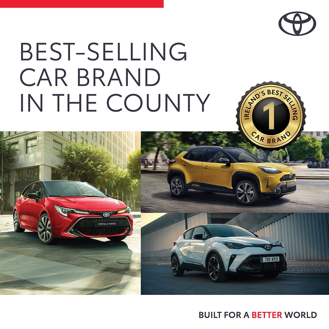 We are delighted to announce that we are Donegal's best selling car brand, it's a fantastic start to the year and we would like to thank all of our customers for their continued support!