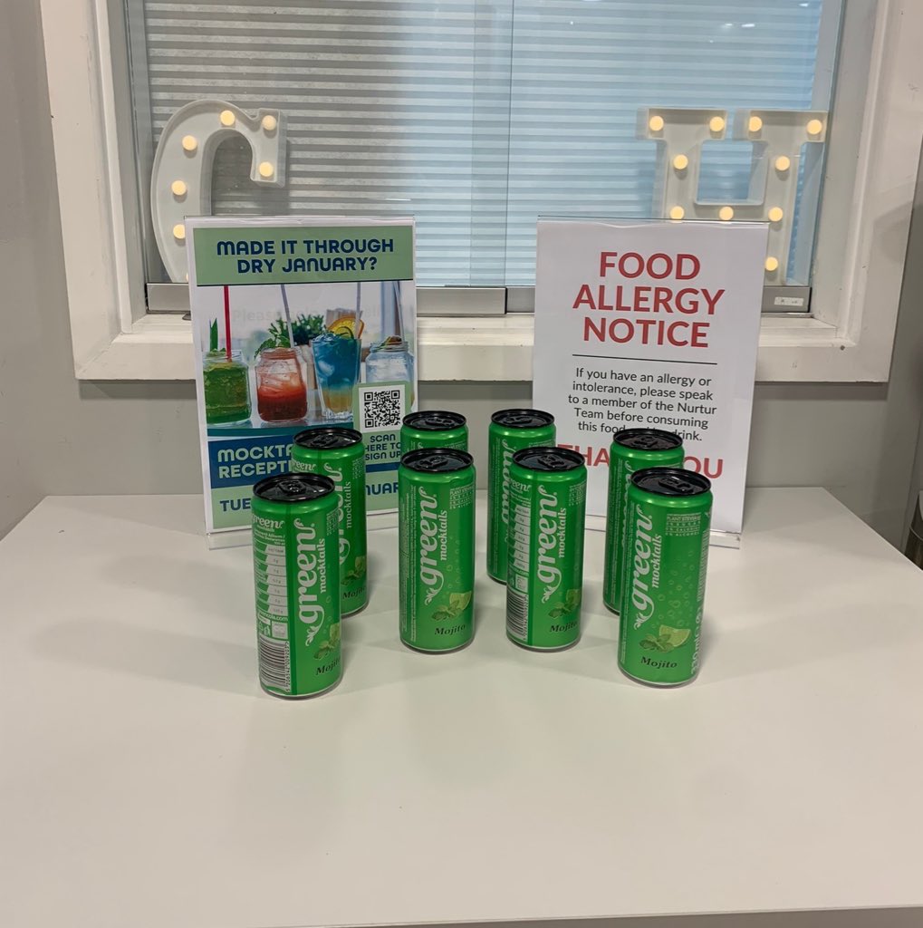 Dry January - 31 days alcohol free 👏

More and more people every year are taking part in the dry January challenge - benefiting from better sleep, more energy, and improved mental health &amp; concentration ⚡️

Anyone considering Sober Spring? 🌼

#NurturLife #DryJan #Wellbeing