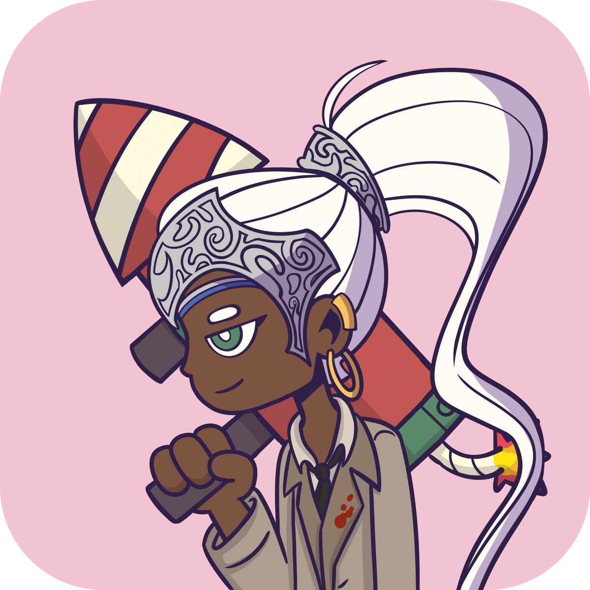 Just received my Mint from the «Hold my Toons Contest» ❤️ White Ponytail with a little special thing, can you see it 👀 !! Let’s go warriors 🧨 <a href="/FightoonsStudio/">FIGHTOONS😈</a> <a href="/FightoonWarrior/">Fightoon Warriors</a>