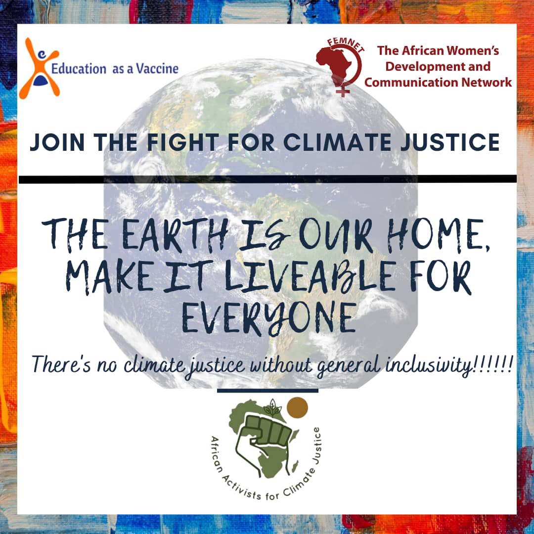 adaora_chinedu's tweet photo. Climate justice ensures inclusion.
Protecting the planet is paramount to
our survival as our existence depends on the ecosystems. Join the fight to protect our climate! @Femnetprog @FMEnvng @AYWLAA. @FMWA_ng @fmeclimateng #AACJFSMA #ACT4JUSTICE https://t.co/Pdg58U9d5I