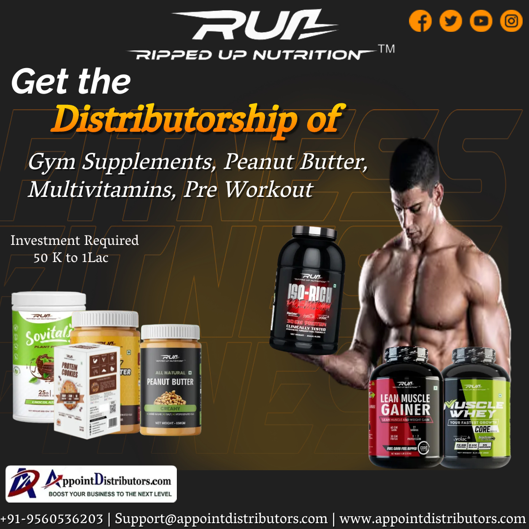 Appoint Distributors (@appointdistrib2) on Twitter photo Get the #Distributorship of #proteinsupplements with a High-profit margin!
Visit: lnkd.in/gDR9ptJk
Call us: +91-9560536203
Mail: support@appointdistributors.com
#gymsupplements #nutrition #premiumsupplements #workoutsupplements #trending #manufacture #appointdistributors Get the #Distributorship of #proteinsupplements with a High-profit margin!
Visit: lnkd.in/gDR9ptJk
Call us: +91-9560536203
Mail: support@appointdistributors.com
#gymsupplements #nutrition #premiumsupplements #workoutsupplements #trending #manufacture #appointdistributors