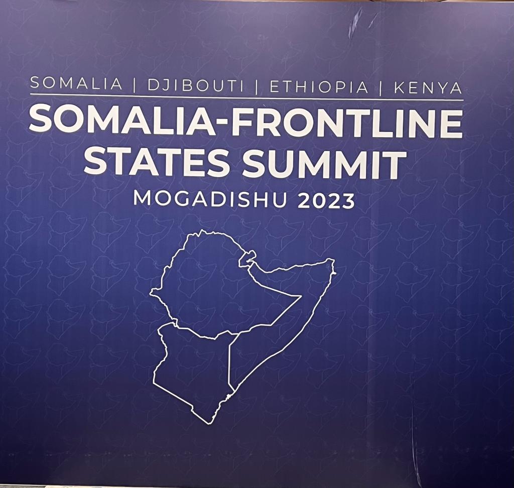 #Somalia glad to host, welcome & meet with its frontline States of #Djibouti, #Ethiopia & #Kenya to discuss close coordination in the fight against our common enemy - Khaawarij terrorists.
