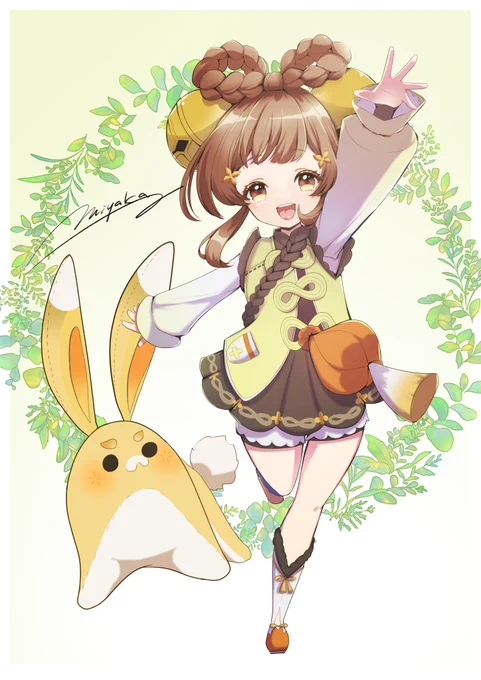ヨォーヨちゃん!#原神 #GenshinImpact #YaoYao 