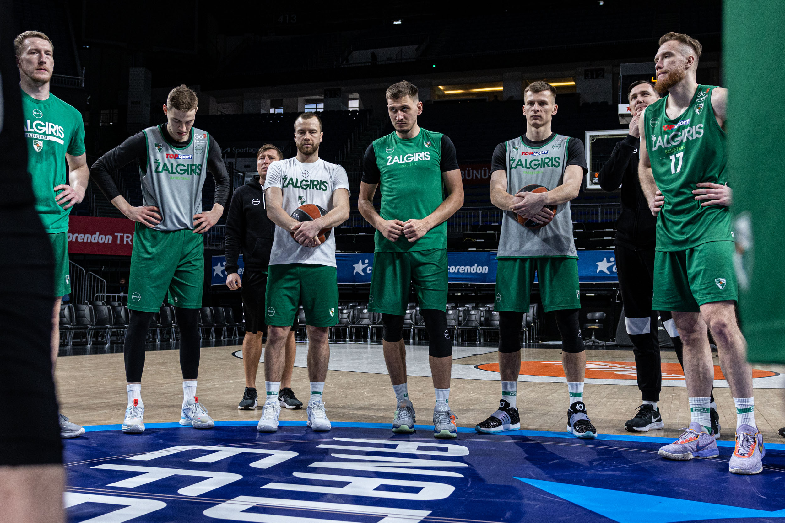 zalgiris efes maçı hazırlıkları