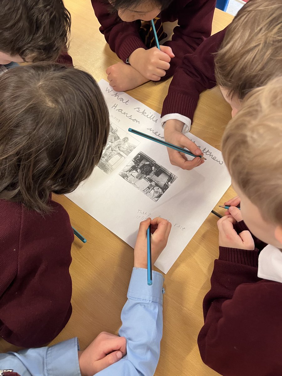 Stanselms_toot's tweet photo. Year 2 used photos of famous explorer Matthew Henson and his team, to ask and answer questions #secondarysources https://t.co/Z5fkBrRXPN