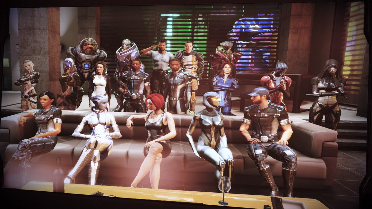 SSG_NDanDjones's tweet image. The whole squad -2 ready to save the Galaxy #PS4share #MassEffect #CommanderShepherd  #Normandy #PS4 #Games #Gaming