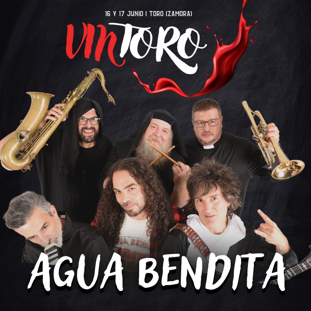 <a href="/LosAguaBendita/">Agua Bendita</a> también se apuntan a #Vintoro2023 
¡La gira del 30 aniversario de Agua Bendita pasará por Toro!
Abonos en oferta en <a href="/wegowES/">wegowes</a> 
wegow.com/es-es/festival…
#Vintoro2023 #losaguabendita #vuelveelfuego
