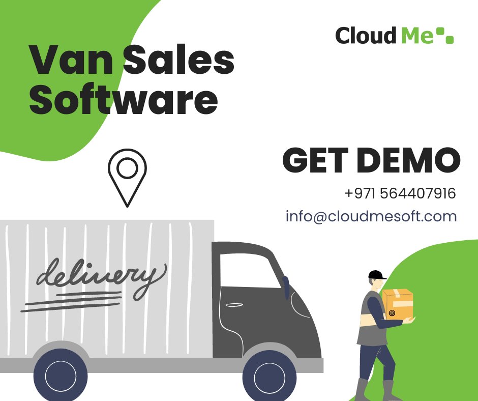 Drive your van sales to new heights with Cloudme! Our van sales software smooths your operations with real-time inventory management, automated invoicing, and GPS tracking. Visit cloudmesoft.com now! 
#VanSales #SoftwareSolution #EfficiencyBoost
