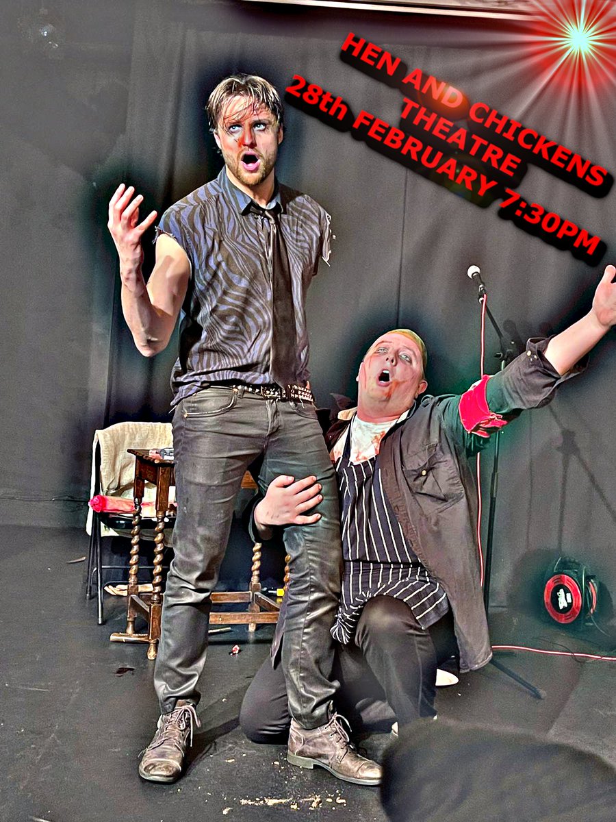 NEXT TIME on COSMIC COMEDY - the Wellsian Clock Tower has broken sending Osric and Hans into a mobius-spiral as all of their previous shows ALL HAPPEN AT ONCE.

 28th February 7:30PM <a href="/TheHenChickens/">The Hen and Chickens Theatre</a> 

TIX in BIO..

#comedy #horror #timetravel #hgwells #london #islington