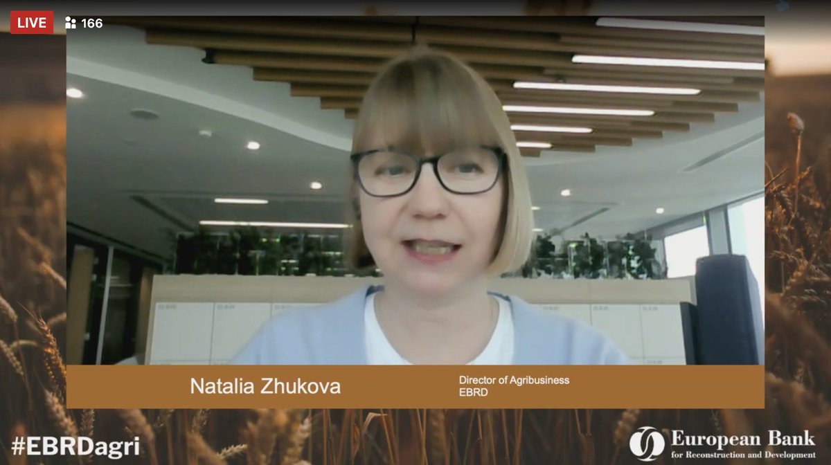 Our <a href="/NatZhukova/">Natalya Zhukova EBRD</a> opens EBRD AgVenture start-up launch event. 

Watch our live discussion here: linkedin.com/video/event/ur…