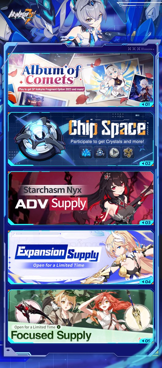 Honkai Impact 3rd on Twitter "☆☆ Weekly Events Update ☆☆ On FEB 2