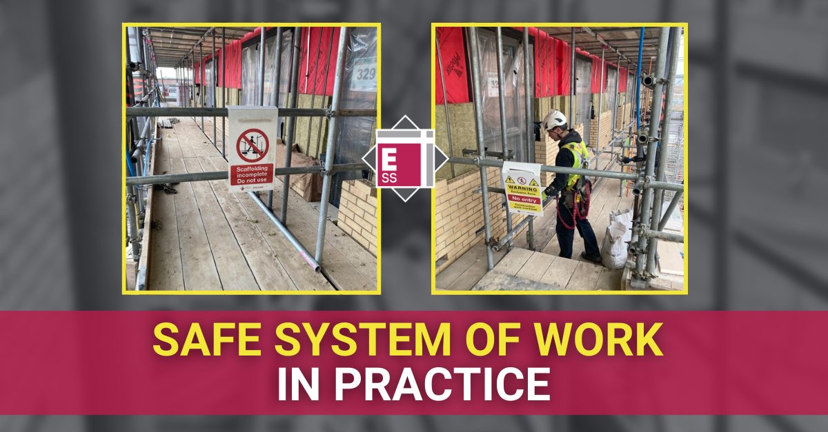 EmbassySS's tweet photo. At #TeamEmbassy, we pride ourselves on upholding the highest health and safety standards at all times.

Here is a great example of our team putting their SG4:22 ‘A Safe System of Work’ training into action!

#HealthAndSafety #WorkAtHeight #Scaffolding #ConstructionUK https://t.co/oO412tXdxB