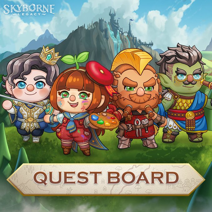 Jennyliu1306's tweet photo. @SkyborneLegacy is a cooperative adventure RPG inspired by Nintendo classics like Animal Crossing and The Legend of Zelda, is a role-playing, exploration, building and fighting MMORPG on #Polygon.
This is a #FREEMINT project on #Polygon.⚔️
REGISTER NOW: https://t.co/HtBwO28iWQ https://t.co/wRa65QVSn5